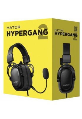 Навушники з мікрофоном HATOR Hypergang 2 Black (HTA-910)