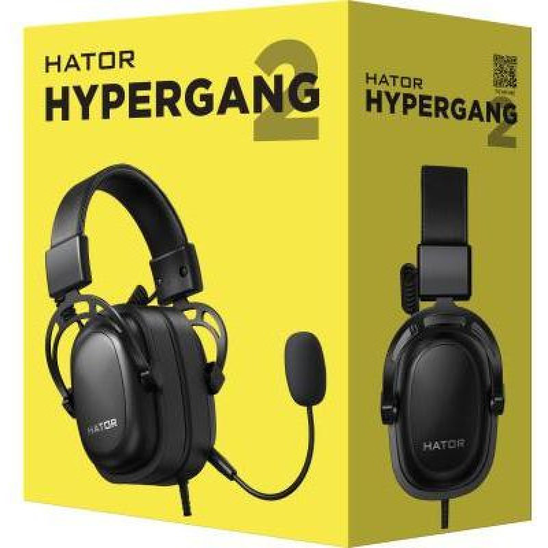 Навушники з мікрофоном HATOR Hypergang 2 Black (HTA-910)