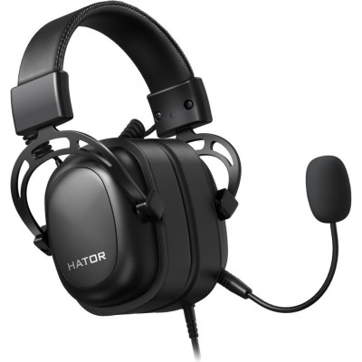 Навушники з мікрофоном HATOR Hypergang 2 Black (HTA-910)