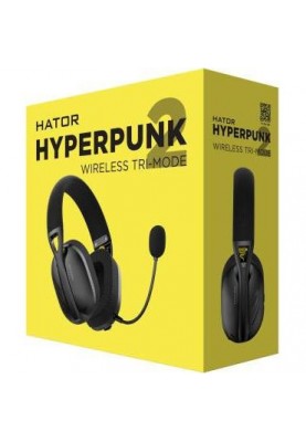 Навушники з мікрофоном HATOR Hyperpunk 2 Wireless Tri-mode Black (HTA-855)