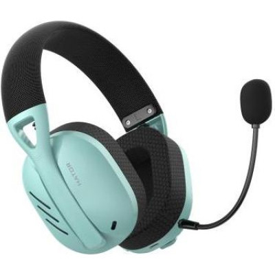 Навушники з мікрофоном HATOR Hyperpunk 2 Wireless Tri-mode Black/Mint (HTA-858)