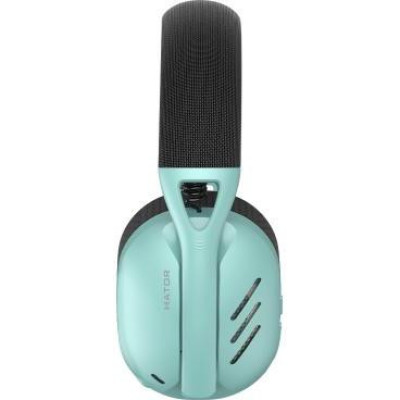 Навушники з мікрофоном HATOR Hyperpunk 2 Wireless Tri-mode Black/Mint (HTA-858)