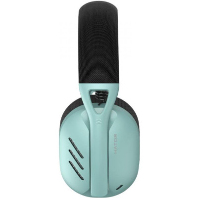 Навушники з мікрофоном HATOR Hyperpunk 2 Wireless Tri-mode Black/Mint (HTA-858)