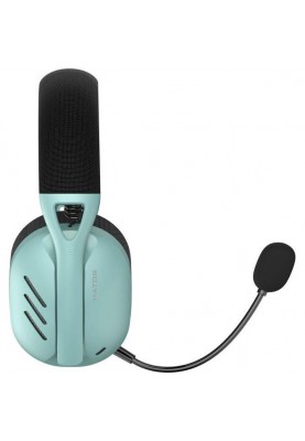 Навушники з мікрофоном HATOR Hyperpunk 2 Wireless Tri-mode Black/Mint (HTA-858)