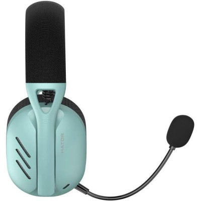 Навушники з мікрофоном HATOR Hyperpunk 2 Wireless Tri-mode Black/Mint (HTA-858)