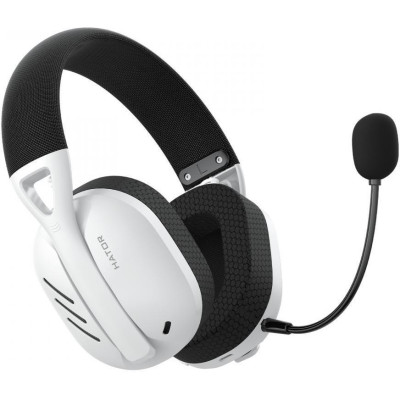 Навушники з мікрофоном HATOR Hyperpunk 2 Wireless Tri-mode Black/White (HTA-856)