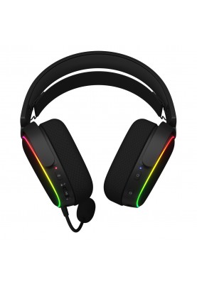 Навушники з мікрофоном HATOR Phoenix Wireless RGB Tri-mode Black (HTA-870)