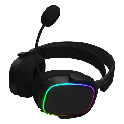 Навушники з мікрофоном HATOR Phoenix Wireless RGB Tri-mode Black (HTA-870)