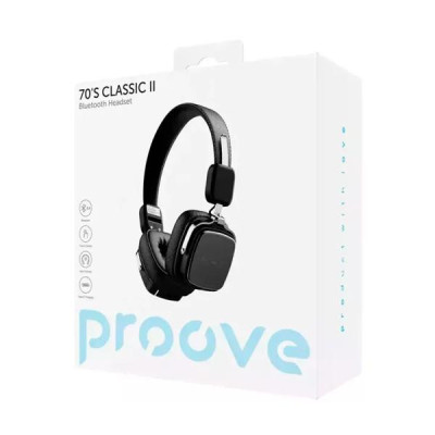 Навушники з мікрофоном Proove 70's Classic II Black