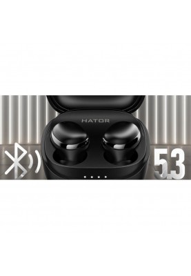 Навушники TWS HATOR Hyperpunk Truedots HD Black (HTA-411)