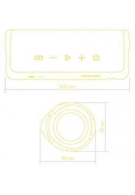 Портативна колонка HATOR Aria Stormy Blue (HTA-202)