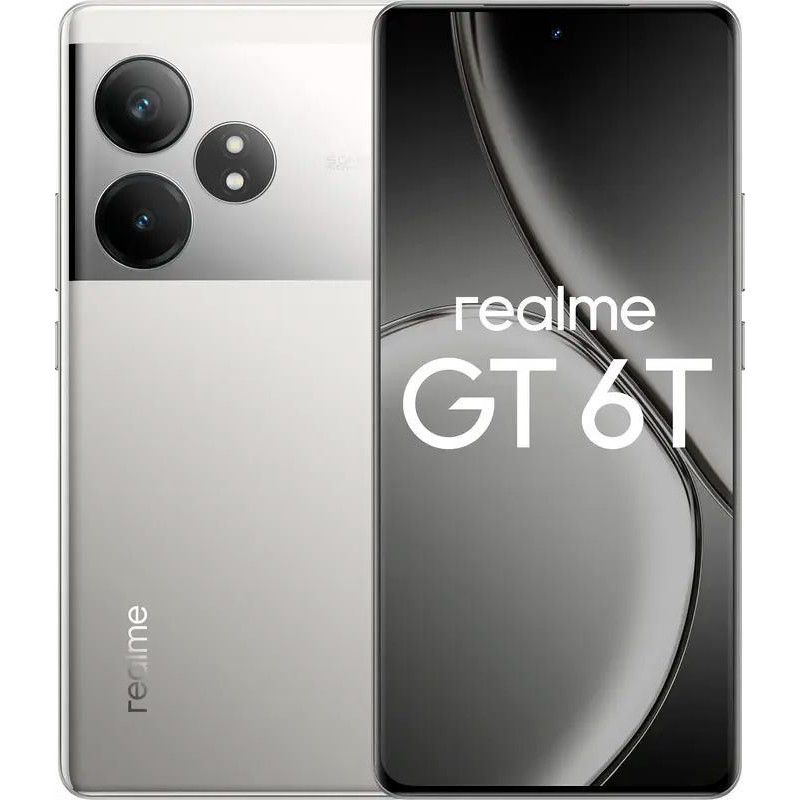 Смартфон realme GT 6T 12/256GB Fluid Silver