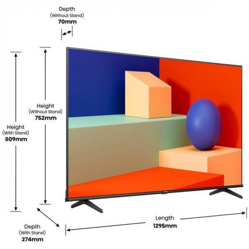 ТБ Hisense 58A6K