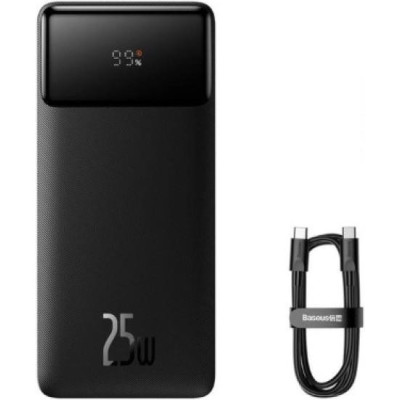 Зовнішній акумулятор (павербанк) Baseus Bipow Digital Display Fast Charge 20000mAh 25W Black (PPBD080001)