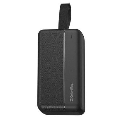 Зовнішній акумулятор (павербанк) ColorWay 30000 mAh High-power 2 Black (CW-PB300LPC2BK-PD)