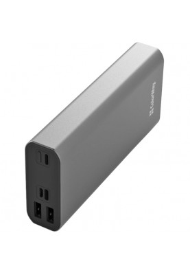 Зовнішній акумулятор (павербанк) ColorWay Power Bank 20000 mAh Full Gray (CW-PB200LPH3GR-PDD)