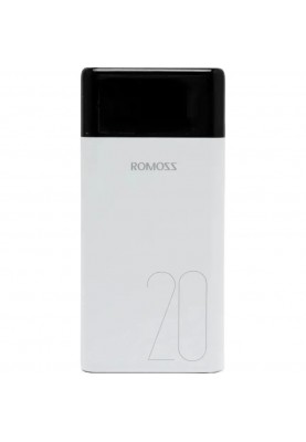 Зовнішній акумулятор (павербанк) Romoss 20000mAh LT20PS (PLM20-102-1131H)