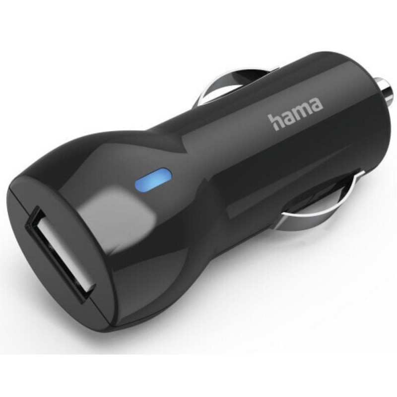 Автомобільний зарядний пристрій HAMA Car Charger 2.4 Black (00183259)