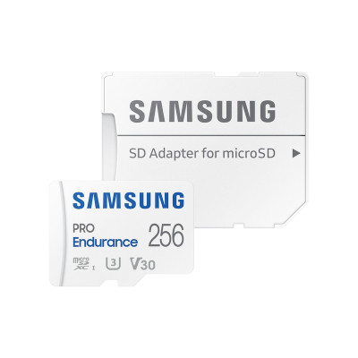 Карта пам'яті Samsung 256 GB microSDXC Class 10 UHS-I U3 V30 Pro Endurance + SD Adapter MB-MJ256KA