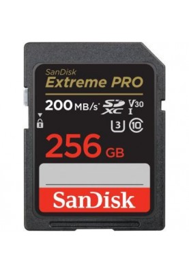 Карта пам'яті SanDisk 256 GB SDXC UHS-I U3 V30 Extreme PRO (SDSDXXD-256G-GN4IN)