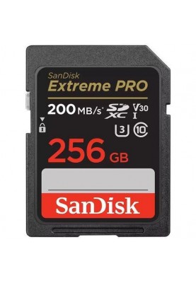 Карта пам'яті SanDisk 256 GB SDXC UHS-I U3 V30 Extreme PRO (SDSDXXD-256G-GN4IN)