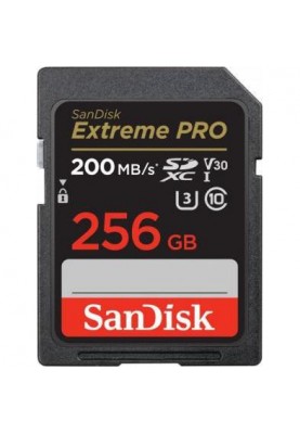 Карта пам'яті SanDisk 256 GB SDXC UHS-I U3 V30 Extreme PRO (SDSDXXD-256G-GN4IN)