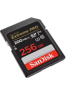 Карта пам'яті SanDisk 256 GB SDXC UHS-I U3 V30 Extreme PRO (SDSDXXD-256G-GN4IN)