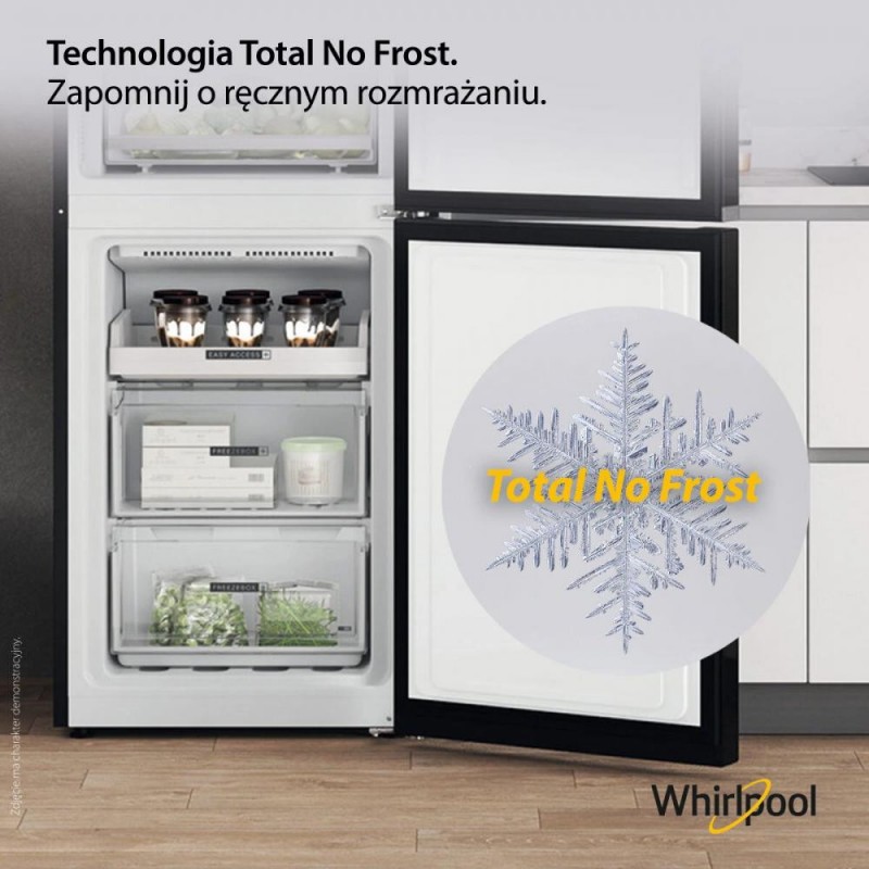 Холодильник із морозильною камерою Whirlpool W7X 83T KS 2