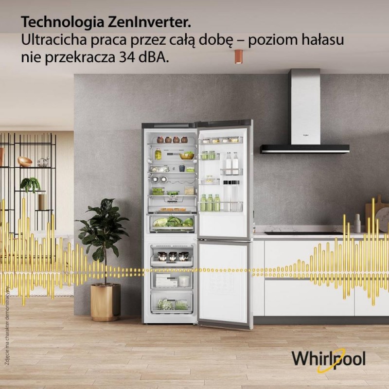 Холодильник із морозильною камерою Whirlpool W7X 83T KS 2