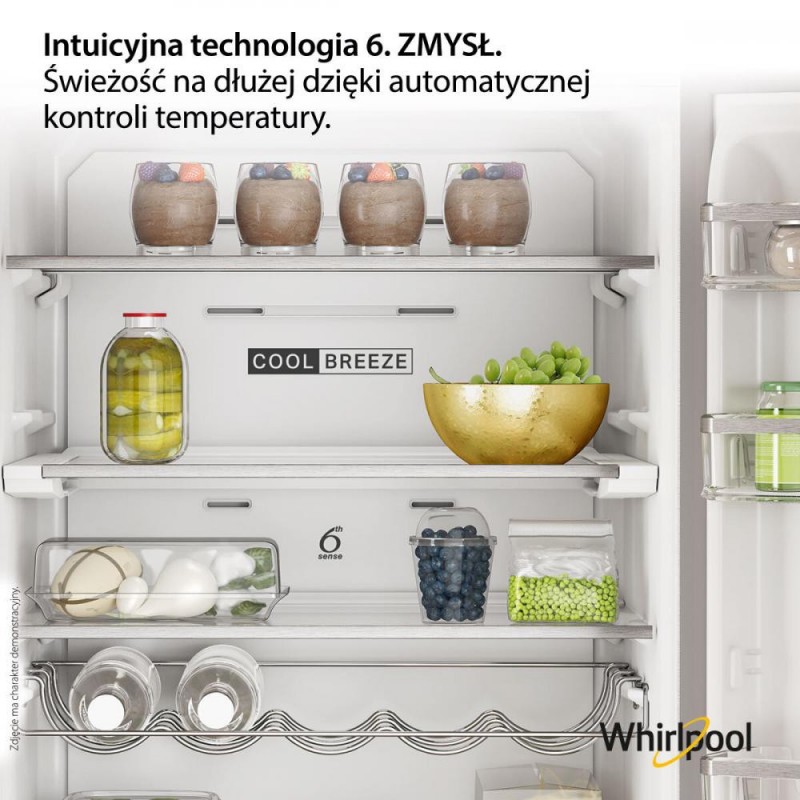 Холодильник із морозильною камерою Whirlpool W7X 83T KS 2