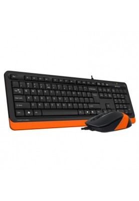 Комплект (клавіатура + миша) A4Tech Fstyler F1010 Black/Orange