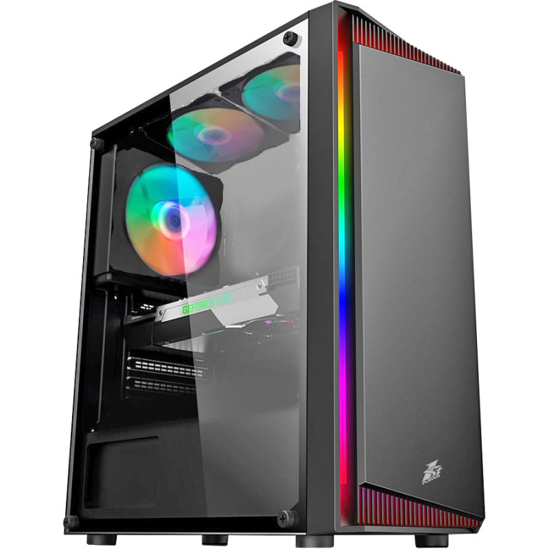 Корпус 1STPLAYER Rainbow Black (RB-4-1G6)