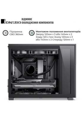 Корпус Jonsbo D31 MESH Screen Black