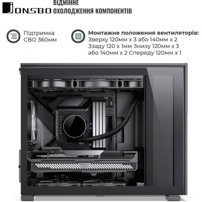 Корпус Jonsbo D31 MESH Screen Black