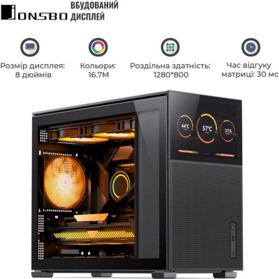 Корпус Jonsbo D31 MESH Screen Black