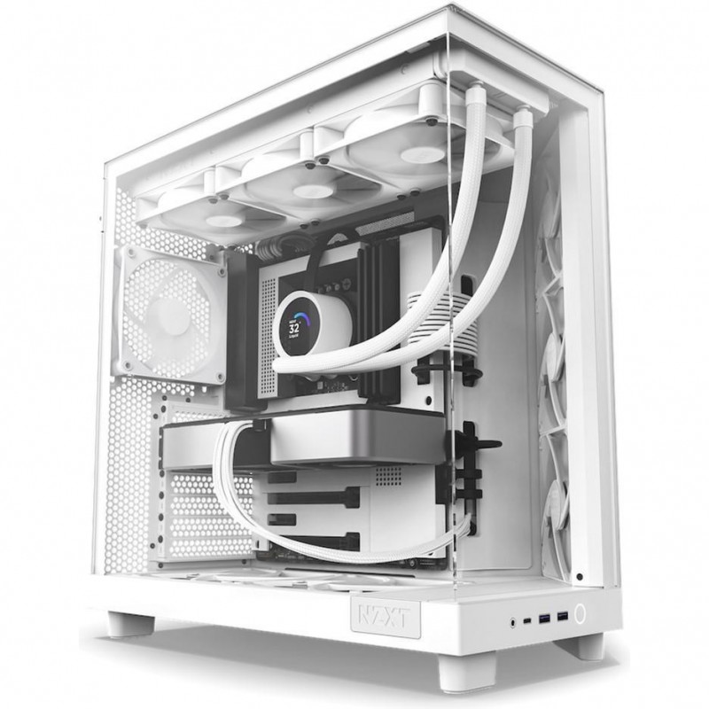 Корпус NZXT H6 Flow White (CC-H61FW-01)