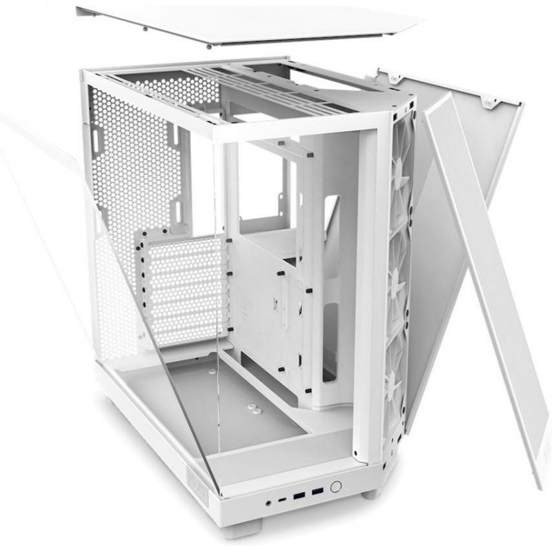 Корпус NZXT H6 Flow White (CC-H61FW-01)