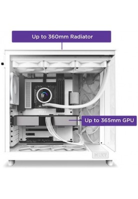 Корпус NZXT H6 Flow White (CC-H61FW-01)