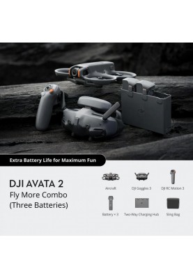 Квадрокоптер DJI Avata 2 Fly More Combo Drone Single Battery (CP.FP.00000150.02)