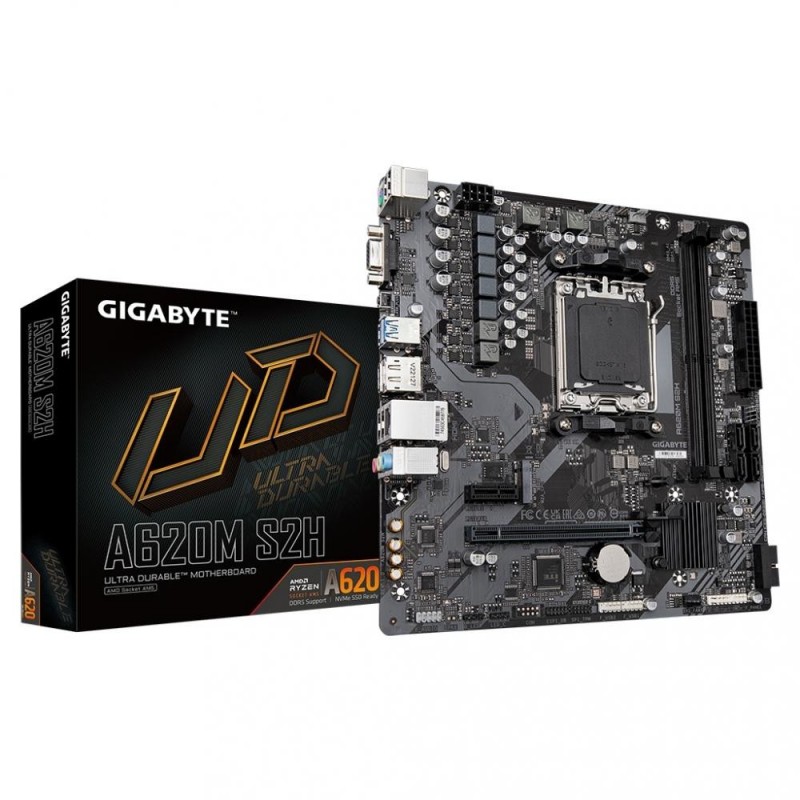 Материнська плата GIGABYTE A620M S2H