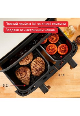 Мультипіч (аерофритюрниця) Tefal Dual Easy Fry&Grill Air Fryer EY905B10