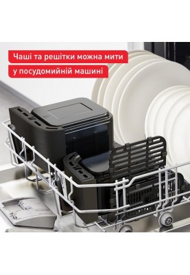 Мультипіч (аерофритюрниця) Tefal Dual Easy Fry&Grill Air Fryer EY905B10