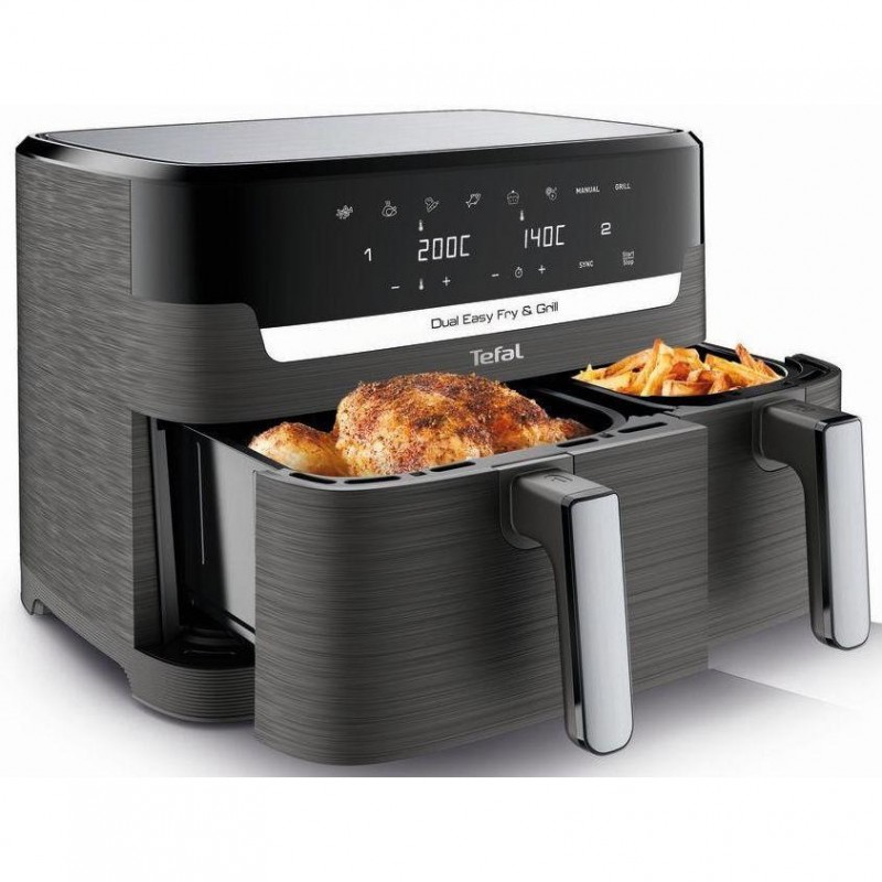 Мультипіч (аерофритюрниця) Tefal Dual Easy Fry&Grill Air Fryer EY905B10