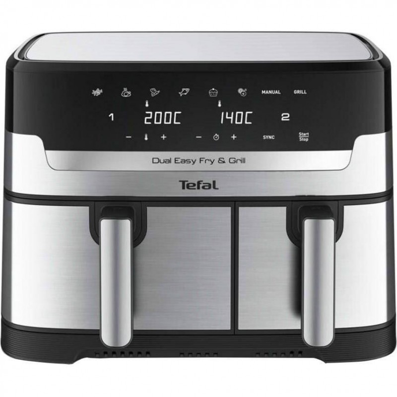 Мультипіч (аерофритюрниця) Tefal Dual Easy Fry & Grill Air Fryer EY905D10