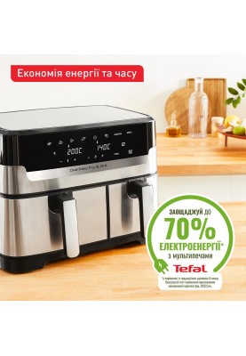 Мультипіч (аерофритюрниця) Tefal Dual Easy Fry & Grill Air Fryer EY905D10