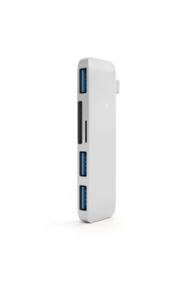 Мультипортовий адаптер Satechi Type-C USB Hub Silver (ST-TCUHS)