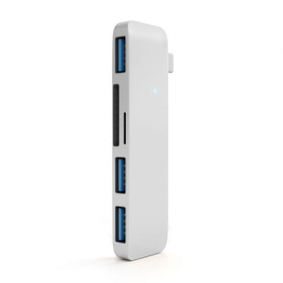 Мультипортовий адаптер Satechi Type-C USB Hub Silver (ST-TCUHS)