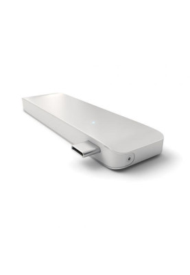 Мультипортовий адаптер Satechi Type-C USB Hub Silver (ST-TCUHS)