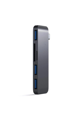 Мультипортовий адаптер Satechi Type-C USB Hub Space Gray (ST-TCUHM)