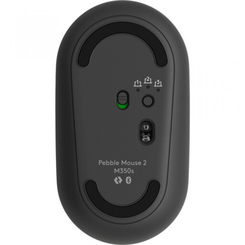 Миша Logitech Pebble Mouse 2 M350 Tonal Graphite (910-007015)